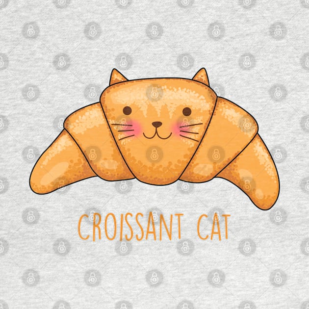 Croissant Cat by SuperrSunday